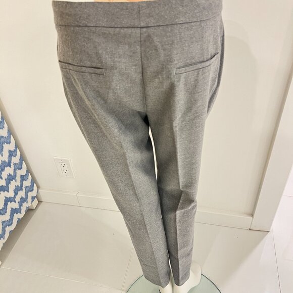 ZARA BASIC Light Gray Flannel Trouser/Pants SZ L - Picture 6 of 7
